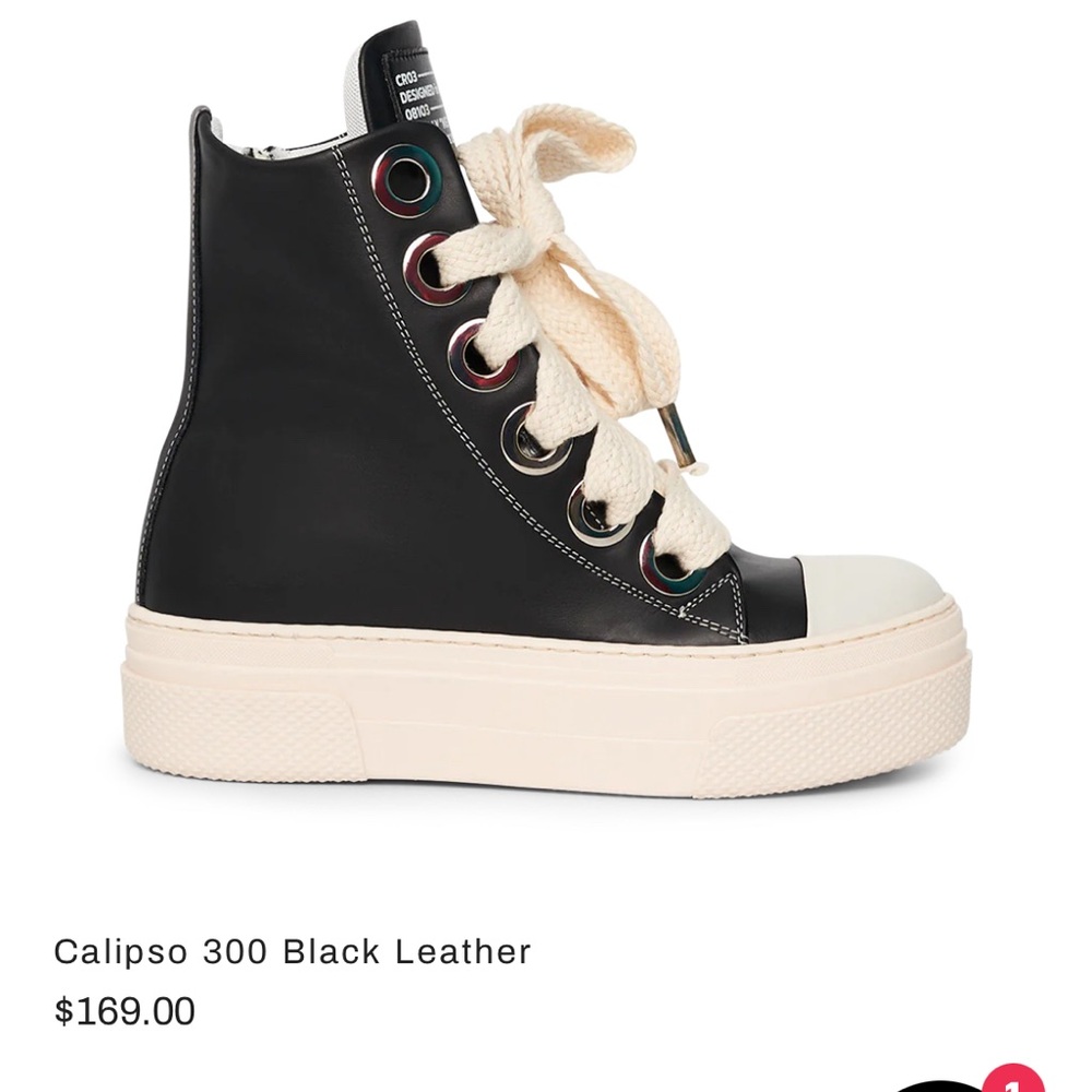 Cristian Zero Tre Designer leather sneakers Calipso 300 Black Leather